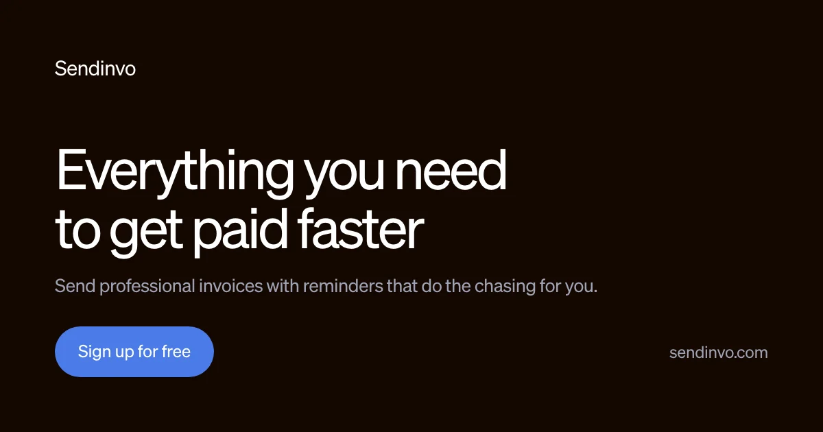 sendinvo.com · OG images · Minimal · Dark screenshot