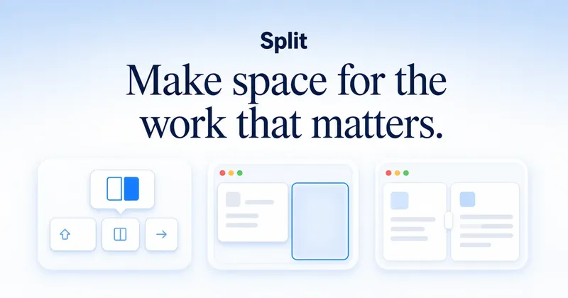 Split · OG images · Minimal · Editorial screenshot