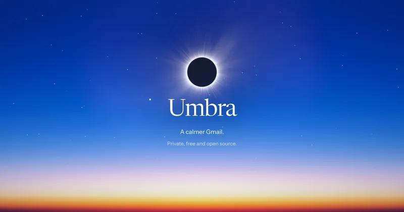 Umbra Mail · OG images · Gradient · Minimal screenshot