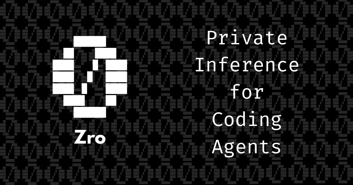 Zro: Uncensored Security Models · OG images · Minimal · Monochrome screenshot